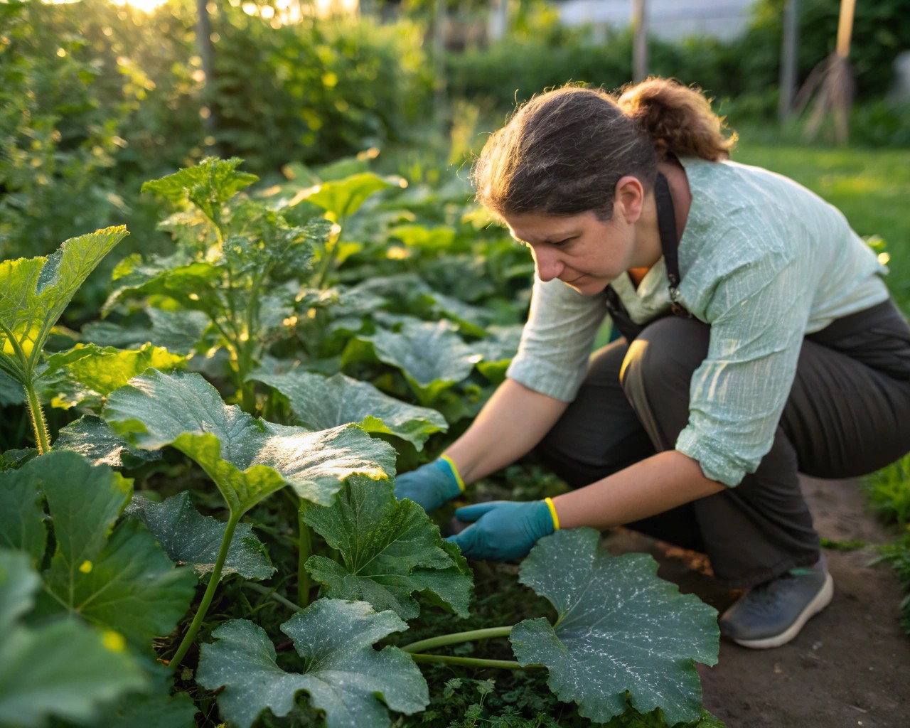 Regular leaf inspections and monitoring systems help catch powdery mildew early in home gardens.