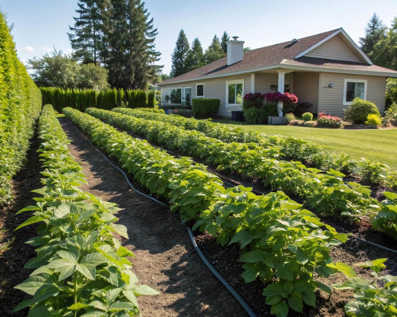 Warm climate conditions ideal for growing black beans in a home setting.